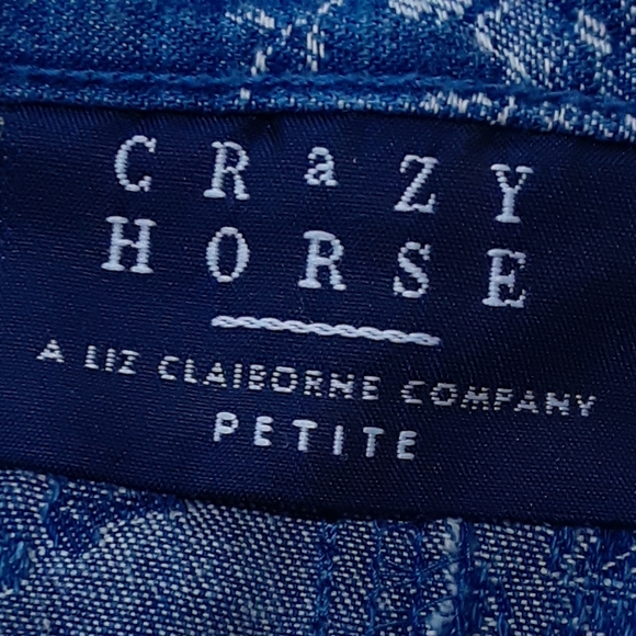 Liz Claiborne Company (Crazy Horse) Floral, Maxi, Chambray Skirt 8P - Picture 2 of 9